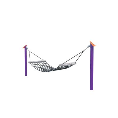 China 3-15 Years Old 150cm*80cm 6 Strand Polyester Combination Rope Playground Hammock Swing for sale