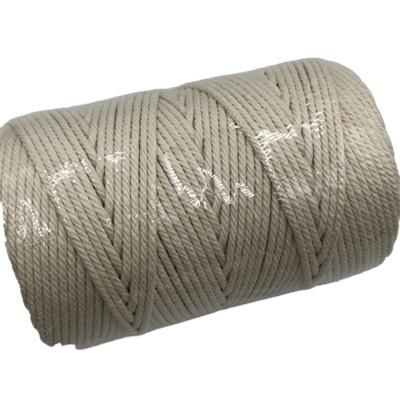 China 3 Strand 5mm Twisted Macrame Rope 5mm Cotton Rope Macrame Cotton Wrapping Rope Decorative for sale