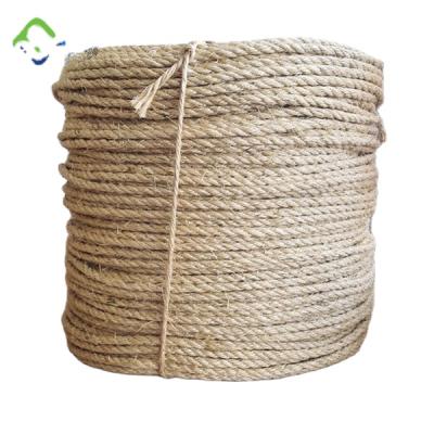 China Eco-friendly Natural Florescence Color Sisal Rope Hemp Rope Sisal Fiber Rope for sale