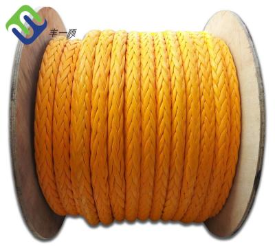 China High Strength Uhmwpe Rope HMPE / Uhmwpe Uhmwpe Winch Mooring Rope for sale