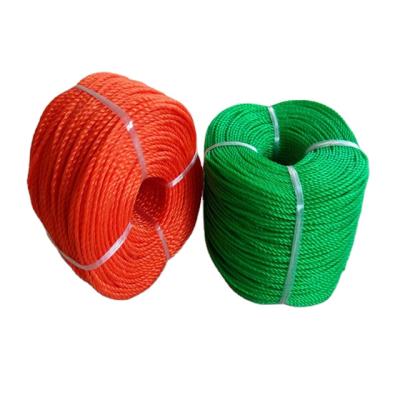 China Customized Aplet 3ply PE Rope China Polyethylene Rope Floating Fishing for sale