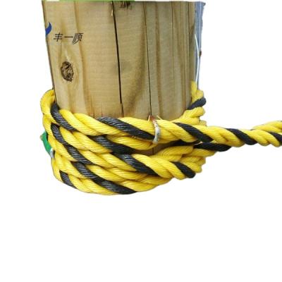 China 3 Strand Polyethylene PE Tiger Rope PE Floating Rope With Competitive Price for sale