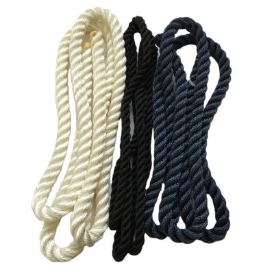 China General Use Soft 3 Strand Nylon Twisted Rope 4MM Nylon Strength Rope For Sale Price for sale