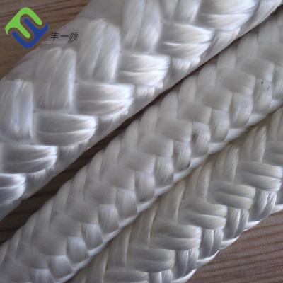 China Manufacturer 20mmx220m High Tensile Nylon Double Braided Rope Nylon Rope Price for sale