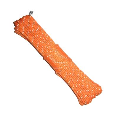 China Camping/Hiking Rope High Quality Braided Polypropylene PP Reflective Rope for sale