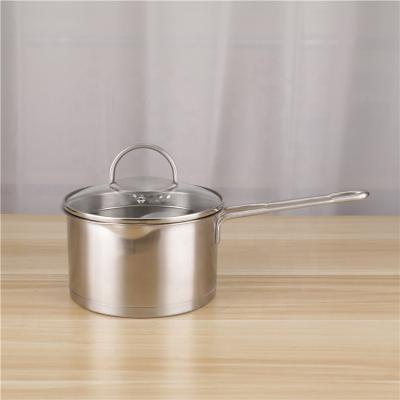 China Stocked Stocked Milk Soup Cookware Pot Restaurants Caterers Stainless Steel 201 Pot for sale