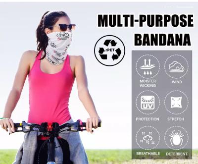 China Cheapest wholesale price 25x50cm multifunctional wholesale seamless tube bandana neck cuff for sale