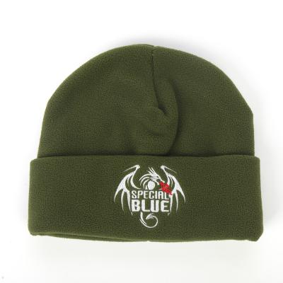 China 100% Polyester COMMON Promotional Fleece Beanie Hats for sale