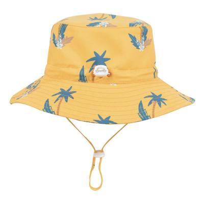 China Custom Sunshade Outdoor Sports Beach Baby Kids Bucket Hat With Sublimation Printed SPF 50 For Baby Bucket Hat Bulk for sale