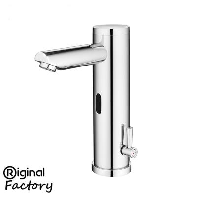 China Faucets HY-185D/A/AD Sense Touchless Hot and Cold Water Mixer Sensor Non-contact Automatic Water Faucet for sale