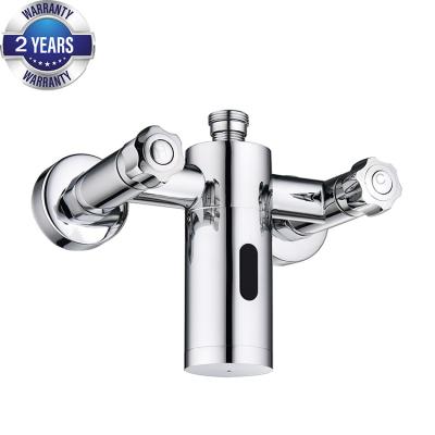 China Without Sliding Bar Touchless Bath Brass Shower Sensor Non-contact Automatic Shower HY-618D for sale