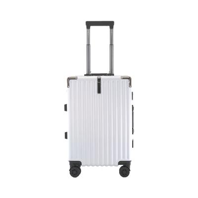 China ABS SHIHAO Spinner abs+pc 360 Degree Wheel Suitcase Belt Sleeve Suitcase Kids Aluminum Suitcase Wholesale for sale