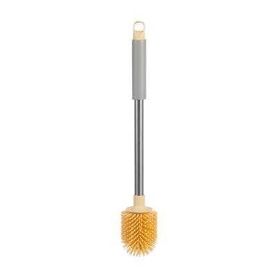 China New Design Toilet Brush Plastic Household Bathroom Tool Stocked Trp Toilet Bowl Cleaning Brush for sale