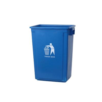 China Sustainable Plastic 100 litter Trash Cans Recycle Outdoor  Large  PP garbage bin plastic container  poubelle for sale