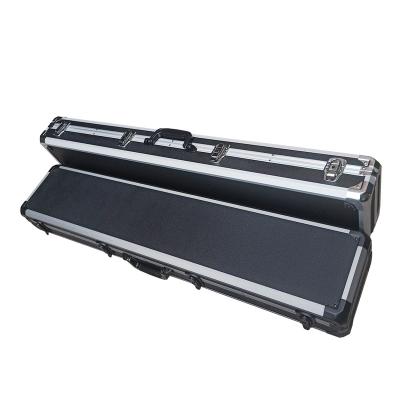 China Custom Aluminum Frame+ABS+MDF Rolling Hand Stream Long Zone Gun Hard Carry Single Case With Foam Makers for sale