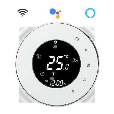 China Modern Smart WiFi 5A Floor Heating Thermostat for Water Touch Screen LED Room Temperature Controller Tuya App for sale