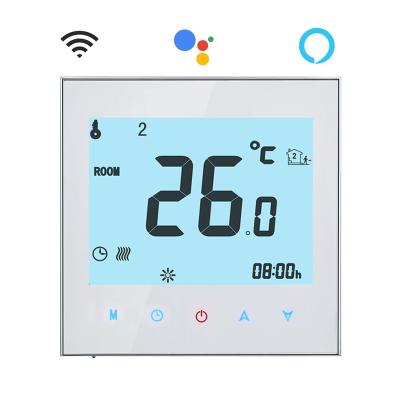 China Modern Smart Tuya Wifi Water Floor Heating Room Programmable Thermostat Thermoregulator With Child Lock for sale