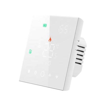 China Modern wifi thermostat controller for gas boiler heating touch screen smart thermostat for sale