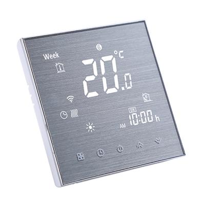 China Modern LCD Touch Screen Floor Heating Thermostat Smart WiFi AC95~240V Warm Water Heating Temperature Controller for sale