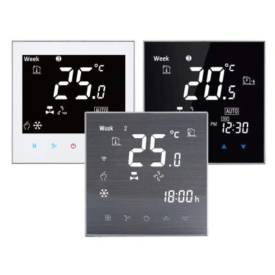 China Modern HVAC System Touch Screen LED Digital WIFI Programmable Smart Thermostat for Central Air Conditioning for sale