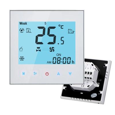 China Modern Smart Home Thermostat For HVAC System Tuya Wifi System Voice Control Temperature Regulator Indoor Programmable Controller for sale