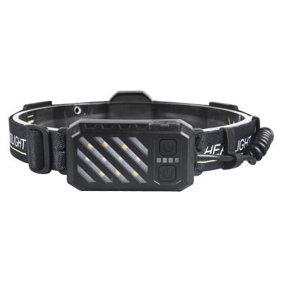 China Professional led light rechargeable waterproof powerful portable light weight wholesale moving head silicone headlamp for camping for sale