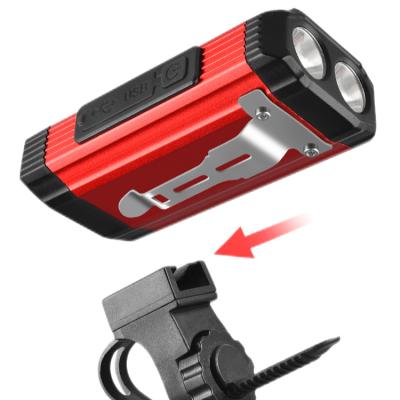 China Bicycle Front Light Bike Light Usb Rechargeable Lumens Bike Lamp Front Headlight Flashlight Bicycle Light Bicycle Accessories for sale