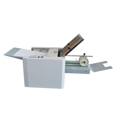 China Retail A4 Horizontal Paper Folding Machine Book Paper Manual Folding Comb 2 Machine for sale