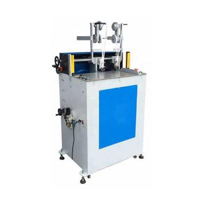 China Printing shops hardcover sticker closing machine book block head dark edging machine for sale