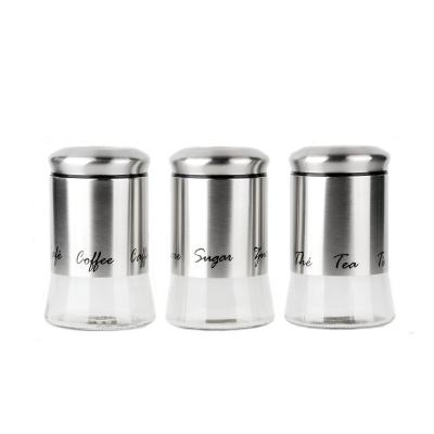 China Sustainable Glass Storage Tank Set With Stainless Steel Skin for sale