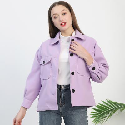 China Latest Style South Korea Large Fleece Jacket Classic Winter Wool Casual Jacket Coat Ditch Coat For Women for sale