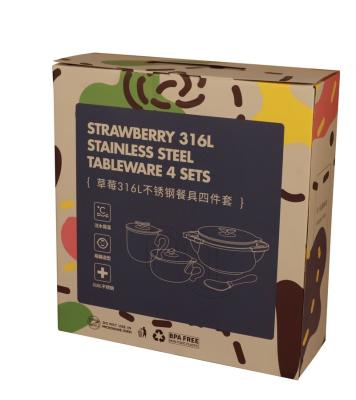 China Recycled Materials Corrugated Kraft Paper Shipping Box Corrugated Food Box Supplier for sale