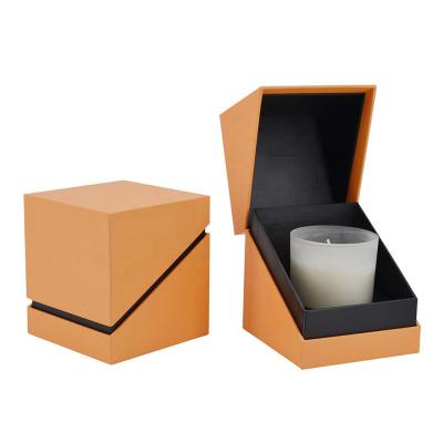 China Recyclable Custom Paper Scented Gift Candle Packaging Box Rigid Cardboard Boxes for sale