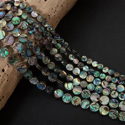 China Handmade Earrings Accessories Rings Face Hair Accessories 8mm 10mm 12mm Sizes Customizable Natural Round Abalone Beads for sale