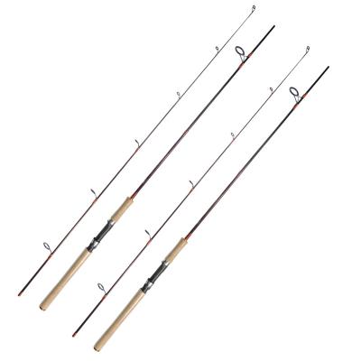 China 100% CARBON Fishing Rod 2.1m Graphite 2 Section Carbon Fiber Spinning Rod Manufacturers Fishing Spinning Rod for sale