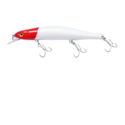 China High Quality ABS Plastic 18g Minnow 12.5cm Fishing Lure Bass Pike Plastic Hard Bait for sale