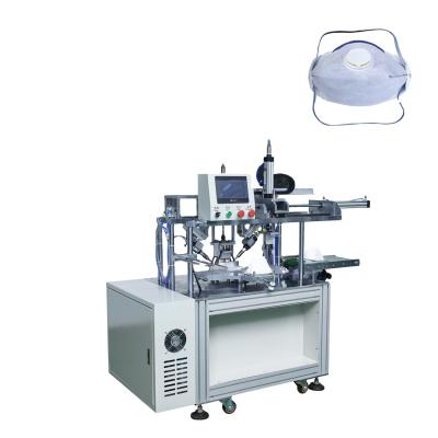 China Dust Environment Easy-to-operate Automatic Horizontal Folding Detachable Respirator Mask Welding Machine for sale