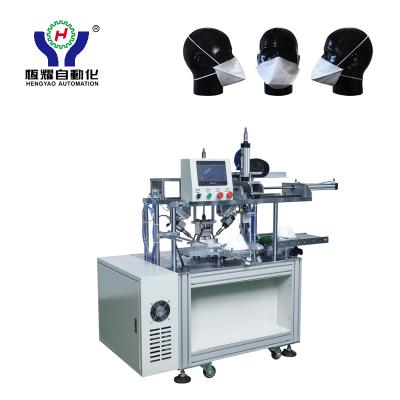 China Automatic Dust Environment Mask Driving Flat Folding Machine Nonwoven Fabric Production Mask for sale