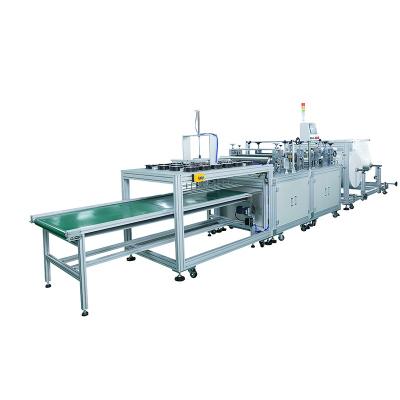 China Fully Automatic Customized Stability Logo Non Woven Disposable Suit Cover Making Machine for sale