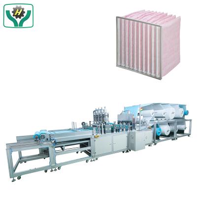 China Stability China Manufacture High Efficiency Pocket Air Filter Making Machine for sale