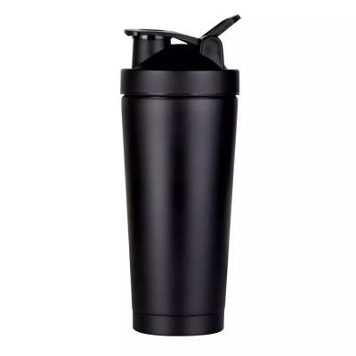 China 304 Stainless Steel Metal Viable Protein Shaker Bottle 750ML With Own Design for sale