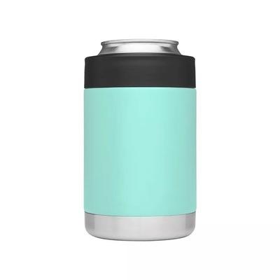 China Factory price PORTABLE slim 16 oz stainless steel vacuum bottle beer can cooler for sale