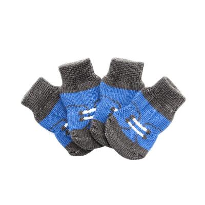 China Viable Wholesale Anti-skid Dog Socks, Cotton Dog Socks, Knitting Dog Socks for sale