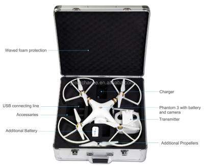 China NEW DJI Phantom 3 HardCase designed to fit the Phantom 3 Professional, Advanced, and Standard Edition drone XY-854 for sale