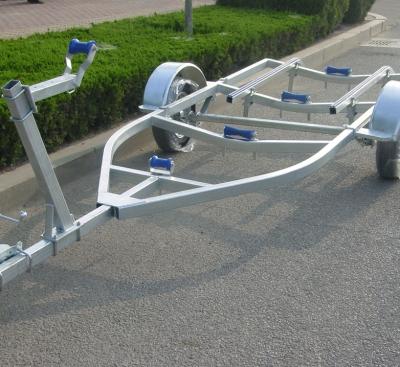 China Factory supply 4.5m boat and boat trailer manufacturer trailer with skid system BCT0102B for sale