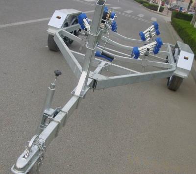 China Boat trailer manufacturer and factory supply heavy duty hot dip galvanized 6.3m boat trailer CT0102T for sale