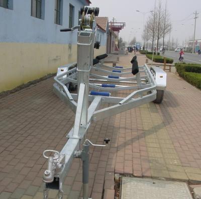 China Boat Trailer Manufacturer Supply Heavy Duty Tri Axle 10.5m/11m/12m Boat Trailer BCT1050B for sale