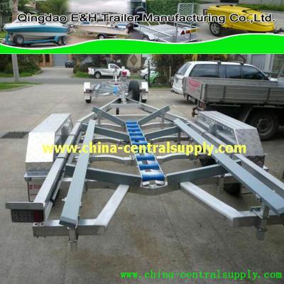 China ACT0107 Heavy Duty Aluminum Boat Trailer 7.3m Boat Trailer for sale