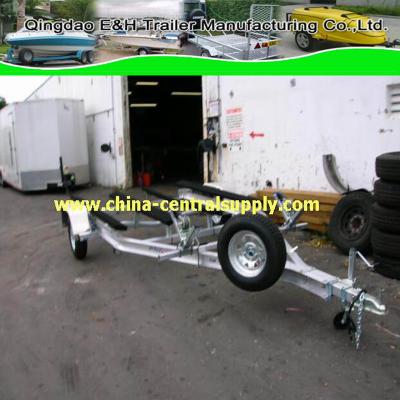 China Factory Made Aluminum Double Boat Trailer Folding 4.2m Jet Ski Trailer For Sale ACT0064 for sale