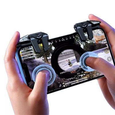 China New G21 ERGONOMIC Mobile Game PUBG Trigger For 6 Six Fingers Joysticks Gamepad For Mobile Phone Games Pubg Call Smart Duty for sale